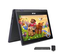ASUS BR1102FGA Laptop con pantalla táctil 2 en 1 de 11.6 pulgadas, Intel Celeron N100, 4 GB de RAM, 416 GB de almacenamiento (SSD de 256 GB + juego de estación de acoplamiento de 160 GB), gráficos