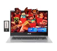 ASUS Chromebook CX1 Laptop antirreflejos FHD de 14 pulgadas, Intel Celeron N4500, 4 GB de RAM, 224 GB de almacenamiento (64 GB eMMC + 160 GB de estación de acoplamiento), gráficos Intel UHD, WiFi 6,