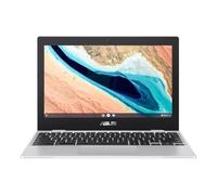 ASUS- Chromebook CX1, pantalla NanoEdge HD de 11,6", procesador Intel Celeron N4020, eMMC de 64 GB, RAM de 4 GB, sistema operativo Chrome estándar de grado militar, color plateado transparente, CX1101