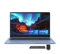 ASUS Chromebook CX15 Laptop FHD IPS de 15.6 pulgadas, Intel Celeron N4500, 4 GB de RAM, 288 GB de almacenamiento (128 GB eMMC + 160 GB de estación de acoplamiento), gráficos Intel UHD, almohadilla