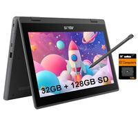 ASUS Chromebook Flip CR1 2 en 1 Laptop (visualización táctil de 11.6 pulgadas, Intel Celeron N5100, 4 GB de RAM, almacenamiento de 160 GB), resistente, resistente al agua para estudiantes y hogar,