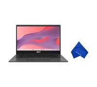 ASUS Chromebook Laptop FHD de 14 pulgadas - MediaTek Kompanio 520, 4 GB de RAM, 64 GB eMMC, Chrome OS (con paño de microfibra) - Gris gravedad (CM1402CM2A-M8186)