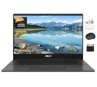 ASUS Chromebook Laptop Student Business 2024, pantalla antirreflejos FHD de 14 pulgadas, 8 núcleos MediaTek Kompanio 520, 4 GB de RAM, 128 GB (64 GB eMMC + tarjeta de 64 GB), cámara web, WiFi, batería
