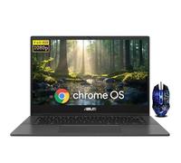 ASUS CM1402 Laptop Chromebook FHD de 14 pulgadas, MediaTek Kompanio 520, 4GB LPDDR4x-3600 MHz RAM, 64GB eMMC, cámara web HD, WiFi 6, Bluetooth, 180° Lay-Flat, mouse diseñado, Chrome OS, Gravity Gray
