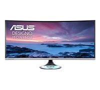 ASUS Designo MX38VC - Monitor Curvo de 38” UWQHD (3840x1600, 2300R, sin Marco, Cargador inalámbrico Qi, Sistema de Sonido Harman Kardon, antiparpadeo, Filtro de luz Azul) Negro
