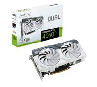 ASUS Dual GeForce RTX™ 4060 Ti White Edition 8GB GDDR6 (PCIe 4.0, 8GB GDDR6, DLSS 3, HDMI 2.1, DisplayPort 1.4a, diseño de Ventilador Axial-Tech, tecnología 0dB y más)
