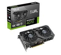 ASUS Dual GeForce RTX 4070 EVO OC Edition 12GB GDDR6 - Tarjeta gráfica para Videojuegos (Nvidia GeForce RTX4070 DLSS 3, 475 AI Tops, PCIe 4.0, 1 x HDMI 2.1a, 3X DisplayPort 1.4a,
