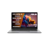 ASUS Expertbook P1 PC portátil, Notebook i5-13420H, 16 GB RAM DDR5, 512 GB SSD PCIex 4.0, pantalla 14" FHD, ordenador portátil, portátil con huellas dactilares, Thunderbolt, disposición italiana