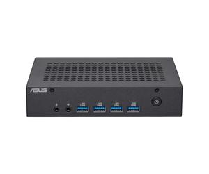 ASUS ExpertCenter PN43 Mini PC, Procesador Intel N100, Intel UHD Graphics, sin Memoria, sin Almacenamiento, sin SO, Negro