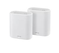 Asus ExpertWiFi EBM68 AX7800 Sistema WiFi 6 de Malla de Tres Bandas (Paquete de 2) - Portal invitado Personalizado y SDN, fácil configuración y gestión remota, escalable con ExpertWiFi, AIMesh