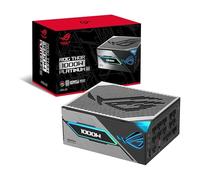 ASUS Fuente de alimentación ROG Thor Platinum III de 1000 W (Certificado 80 Plus Platinum, ATX 3.1, MOSFET GAN, Primer estabilizador de Voltaje Inteligente, Pantalla OLED magnética, Modo Turbo)
