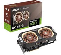 ASUS GeForce RTX 4080 16GB GDDR6X Noctua OC Edition (PCIe 4.0, 16GB GDDR6X, DLSS 3, HDMI 2.1a, DisplayPort 1.4a, ventiladores Noctua NF-A12x25 PWM, cámara de vapor optimizada, GPU Tweak III)
