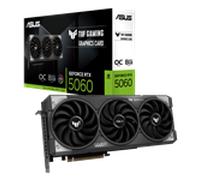 ASUS TUF Gaming GeForce RTX 5060 8 GB GDDR7 OC Edition Tarjeta gráfica Gaming (PCIe 5.0, HDMI/DP 2.1, 3.1 Ranuras, Grado Militar, Revestimiento Protector de la PCB, Ventiladores Axial Tech)