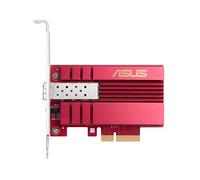 Asus Gigabit Ethernet PCI Express de 10 Gbps, Adaptador de Red PCIe 2.0/3.0 X4 SFP+ Tarjeta de Red/Tarjeta Ethernet Compatible con Fibra óptica (XG-C100F)