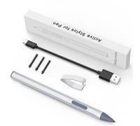 ASUS - Lápiz Capacitivo para Transformer/Vivobook Flip/Notebook con Pantalla táctil, portátil, Tablet, Recargable, sensibilidad a la presión 4096, lápiz inclinable MPP 2.0, Plateado