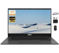 ASUS Laptop Chromebook 2024, pantalla FHD de 14 pulgadas, procesador MediaTek Kompanio 520 de 8 núcleos, 4 GB de RAM, 128 GB de almacenamiento (eMMC de 64 GB + tarjeta de 64 GB), cámara web, WiFi 6,