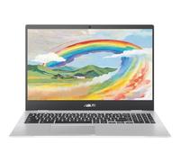 ASUS Laptop Chromebook CX1, pantalla LED FHD de 15.6 pulgadas (1920 x 1080), procesador Intel Celeron N4500, 8 GB de RAM, 64 GB eMMC, Chrome OS, plata, tarjeta micro SD TWE de 64 GB