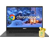 ASUS Laptop Chromebook de negocios FHD de 14 pulgadas, 4 GB de RAM, 320 GB eMMC (64 GB eMMC + tarjeta SD de 256 GB), procesador MediaTek Kompanio 520 de 8 núcleos, obturador de privacidad de cámara