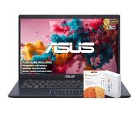 ASUS Laptop FHD de 14 pulgadas, procesador Intel Celeron N4500, Windows 11 Home, MS Office 365, 4 GB de RAM, almacenamiento de 564 GB (unidad externa de 500 GB + eMMC de 64 GB), con DVD externo WOWPC