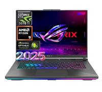 Asus Laptop para juegos ROG Strix G16 2025, pantalla FHD de 16 pulgadas de 165 Hz, AMD Ryzen 9 8940HX, RTX 5070 Ti, 16 GB de RAM, SSD de 1 TB, gris Eclipse