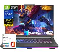 ASUS Laptop ROG Strix G16 para juegos, con licencia de por vida de oficina, pantalla WQXGA de 16 pulgadas de 240 Hz, Intel 24-Core i9-14900HX, 32 GB DDR5, 1 TB SSD, GeForce RTX 4060, Wi-Fi 6E, KB