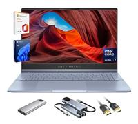 ASUS Laptop Vivobook S 15, pantalla OLED 3K 120Hz de 15.6 pulgadas, 16 núcleos Ultra 7 155H, gráficos Intel Arc, 16GB RAM, 1TB SSD, RGB retroiluminado KB, WiFi 6E, Thunderbolt 4, con Lifetime Office
