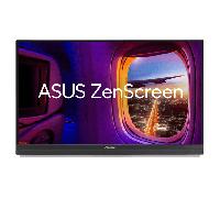 ASUS ZenScreen MB27ACF Monitor portátil de 27 Pulgadas QHD, 2560 x 1440, IPS, 100Hz, USB-C PD 70 W, Altavoces, asa de Soporte, Pinza en C, Gancho de partición, subwoofer, Audio de 2.1 Canales