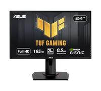 ASUS Monitor de juegos 1080P de 24 pulgadas (VG248QG) - Full HD, 165Hz (compatible con 144Hz), 0.5ms, desenfoque de movimiento extremo bajo, altavoz, sincronización adaptativa, compatible con G-SYNC, montaje VESA, DisplayPort, HDMI, DVI-D, negro