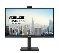 ASUS Monitor de videoconferencia de 27 Pulgadas 1080P (BE279QFK) - Full HD, IPS, 100Hz, sin Marco, cámara Web integrada, Matriz de micrófonos, Altavoz, Altura Ajustable, diseño ergonómico, Cuidado de