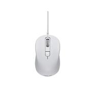 ASUS MU101C Blue Ray - Ratón silencioso (ambidiestro, 3200 PPP, silencioso), Color Blanco
