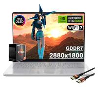 ASUS MUX ROG Zephyrus G14 35.6 cm OLED 3K 120Hz Gaming Laptop - AMD Ryzen 9 270 - - GeForce RTX 5060-Window 11 Home-W/HDMI Cable (Window 11 Home, 16GB RAM | 1TB PCIe SSD)
