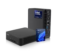 ASUS NUC 14 Pro AI Mini PC, Ultra 7 155H Mini Desktop, 16GB DDR5 RAM, 1TB PCIe SSD, Thunderbolts, HDMI, RJ-45, Wi-Fi 6, Windows 11 Pro, negro, compatible con AI/8K/Gaming