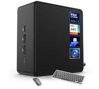ASUS NUC 14 Pro AI Mini PC Win 11 Pro, Intel Ultra 7 155H, 32GB DDR5 RAM, 2TB PCIe SSD, mini computadora de escritorio con Intel Arc GPU, AI Ready, AI Boost, Thunderbolt 4, pantalla Quad 4K HDR