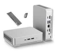 ASUS NUC 14 Pro+ Mini computadoras, Intel Core Ultra 7 155H Mini PC de escritorio, 16 GB DDR5 RAM, 512 GB PCIe SSD, Intel Arc GPU, Windows 11 Pro, Thunderbolt 4, WiFi 6E, pantalla HDR, micro PC para