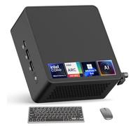 ASUS NUC 15 Pro AI Mini PC, Intel Series 2 Ultra 5 225H (14C/14T, hasta 4.9GHz), mini computadoras 16GB DDR5 RAM, 1TB PCIe SSD, Win 11 Pro, Intel Arc 130T GPU, Thunderbolt 4, WiFi 7, 8K HDR, montaje