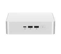 ASUS NUC 15 Pro+ Barebones Mini PC con Intel Series 2 Core Ultra 9 285H, hasta 96GB DDR5 RAM, almacenamiento dual, Thunderbolt™ 4, Wi-Fi 7 y Bluetooth 5.4, chasis de aluminio plateado sin herramientas