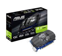 ASUS NVIDIA Geforce PH-GT1030-O2G Tarjeta gráfica PCI Express con memoria GDDR5 de 64 bits - Negro