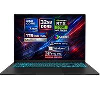 ASUS Ordenador portátil Gaming, Intel Core 7 240H de 5,2 GHz, RAM 32 GB DDR5, SSD 1TB NVMe, Nvidia GeForce RTX 5050 8 GB, pantalla 16" FHD IPS, webcam 1080p, WiFi 6E, teclado retroiluminado, Win 11