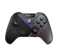ASUS Pantalla OLED ROG Raikiri Pro, conectividad de tres modos, botones y disparadores reasignables, 4 botones traseros, disparadores lineales y pasos, sensibilidad de joystick ajustable, conector de
