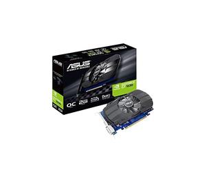 ASUS PH-GT1030-O2G - Tarjeta gráfica (NVIDIA GeForce GT 1030, 2 GB GDDR5, 1920 x 1200 Pixeles, 1252 MHz, 1506 MHz) Color Negro