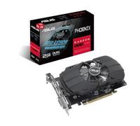 ASUS Phoenix Radeon RX 550 - Tarjeta Gráfica (2GB GDDR5, PCIe 3.0, 2GB GDDR5, HDMI, DisplayPort, DVI-D, Doble rodamiento de Bolas, Auto-Extreme, diseño Compacto)