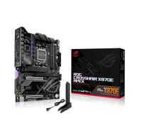 ASUS Placa Base ROG Crosshair X870E Apex AMD X870E AM5 ATX, Avanzada AI PC-Ready, 18+2+2 etapas, DDR5, Ventilador de Memoria ROG, Tarjeta ROG DIMM.2, Wi-Fi 7, 5G LAN, 3X M.2, PCIe 5.0, USB4, USB