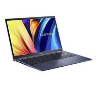 ASUS- Portátil Delgado VivoBook 15, Pantalla FHD de 15,6", CPU Intel Core i7-1260P, gráficos Intel Iris Xe, 8 GB de RAM, SSD de 512 GB, Sensor de Huellas Dactilares, Windows 11 Home, Azul silencioso,