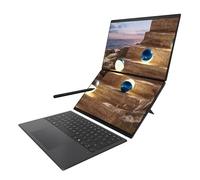 ASUS Portátil Zenbook Duo (2026), Doble Pantalla táctil OLED 3K 144Hz de 14 Pulgadas, procesador Intel Core Ultra 9 386H, Intel Graphics, 32 GB de RAM, SSD de 1 TB, Funda y lápiz incluidos, WiFi 7