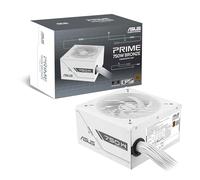 ASUS Prime 750 W Bronze White Edition (certificado 80 Plus Bronce, Alimentación ATX No modular, cable revestido grabado, doble rodamiento de bolas, 6 años de garantía)