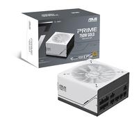 ASUS Prime 750W Gold (750 vatios, Compatible con ATX 3.1, Fuente de alimentación Totalmente Modular, 80+ Gold, rodamientos de Bolas Dobles, Dos Opciones de Color en uno, 8 años de Cobertura)