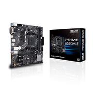 ASUS Prime A520M-E - Placa Base Micro ATX AMD A520 (Ryzen 4000 AM4) con Ranura M.2, 1 GB Ethernet, HDMI/DVI/D-Sub, SATA 6 Gbps, USB 3.2 Gen 2 Type-A