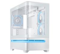 Asus Prime AP202 ARGB White Torre Compatible micro ATX Mini-ITX Vidrio Templado