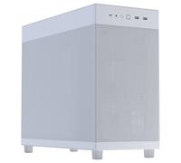 ASUS Prime AP303 - Chasis ATX con Panel de Malla (Compatible con GPU de 360mm, Compatible con radiadores de 360mm, Soporte para gráfica, USB Tipo-C, Cabezal E/S Frontal unificado) - Blanco