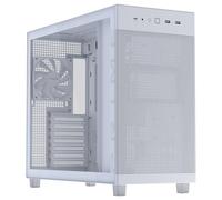 ASUS Prime AP303 - Chasis ATX con Panel de Vidrio Templado (Compatible con GPU de 360mm, Compatible con radiadores de 360mm, Soporte para gráfica, USB Tipo-C, Cabezal E/S Frontal unificado) - Blanco